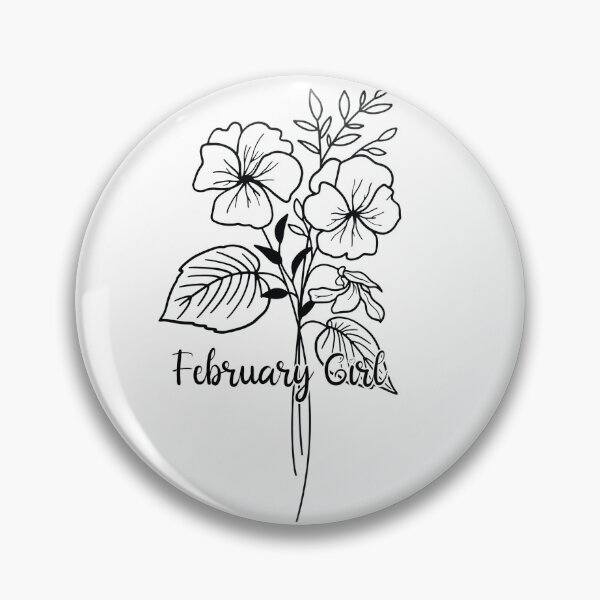 Item preview, February Girl birth month flower designed and sold by Suzanne Cook.