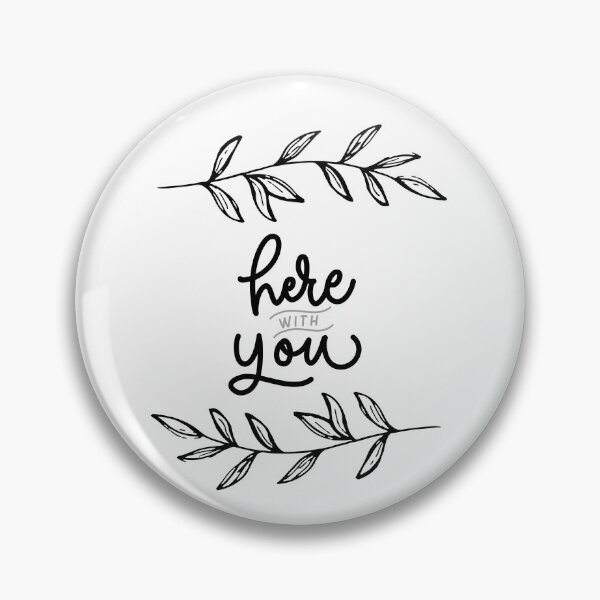 Item preview, Here With You - Love Quote -  designed and sold by Jalib.