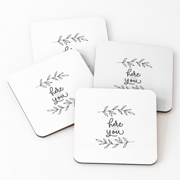 Item preview, Here With You - Love Quote -  designed and sold by Jalib.