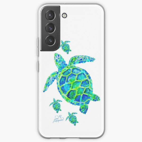 Sea Turtle with babies Samsung Galaxy Soft Case