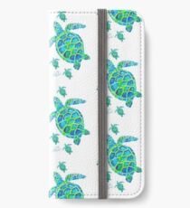 Sea Turtle with babies iPhone Wallet/Case/Skin
