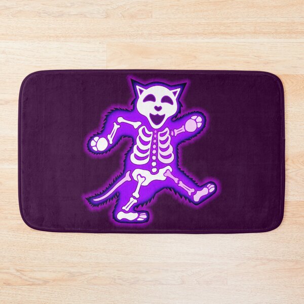 Item preview, Dancing Skeleton Cat 1 - Purple designed and sold by capcreatives.