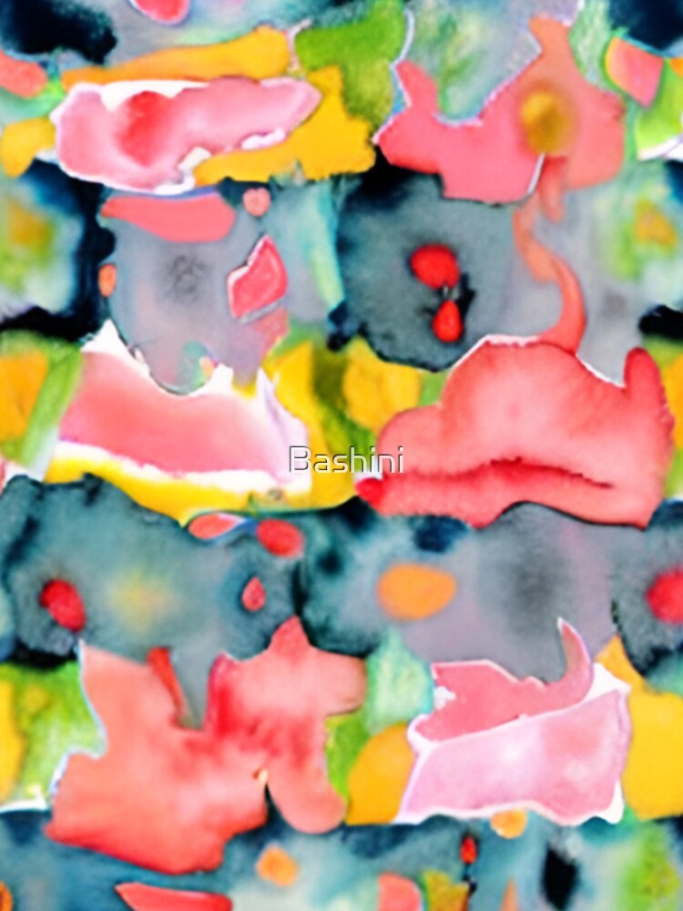 Thumbnail 4 of 4, iPhone Case, Retro Abstract Multi Colour Pattern designed and sold by Bashini.