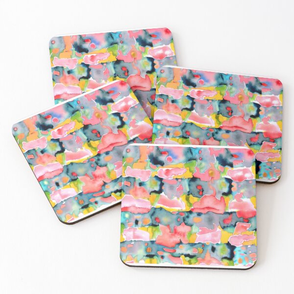 Item preview, Retro Abstract Multi Colour Pattern designed and sold by Bashini.