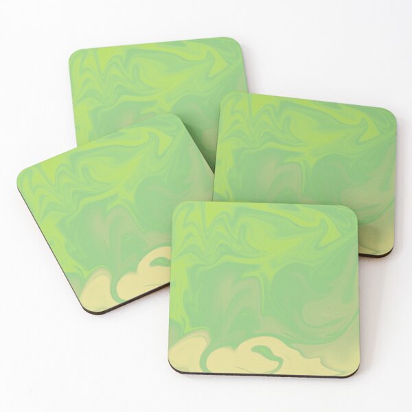 Item preview, Pastel Green And Cream Liquid Art. Liquid Marble. Abstract Design. designed and sold by Jason123za.