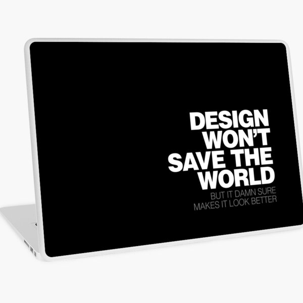 Aperçu de l'œuvre Le design ne sauvera pas le monde créée et vendue par BedRock-Design.