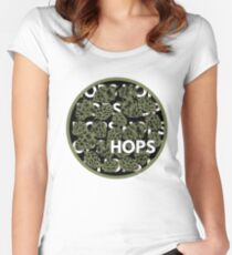 HOPS - Hop Lovers IPA Craft Beer Shirt Women's Fitted Scoop T-Shirt