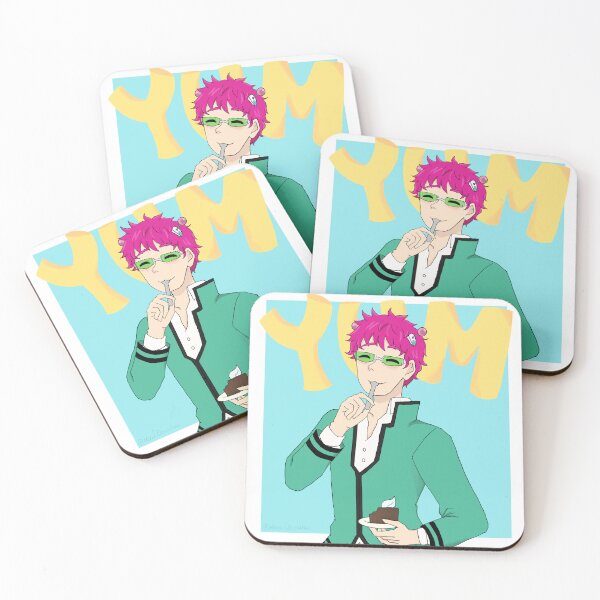 Item preview, Saiki enjoys coffee jelly designed and sold by menadoodles.