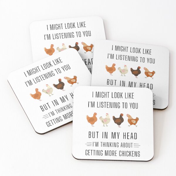 Item preview, Must Get More Chickens - Black Text designed and sold by GWTF-Designs.