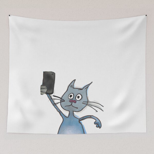 Item preview, Cool cat funny selfie, Cat taking a selfie, funny cat portrait, cute cat photographer, cat taking a self portrait, cool cat selfie, for photographer designed and sold by Artsareus.