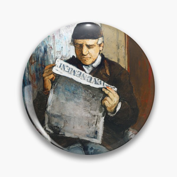 Item preview, HD PAUL CEZANNE - The Artist's Father, Reading "L'Événement" designed and sold by Go Logo Designs.