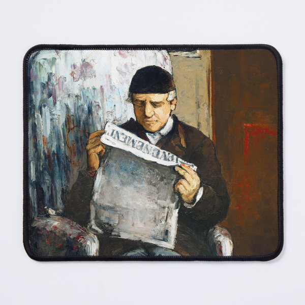 Item preview, HD PAUL CEZANNE - The Artist's Father, Reading "L'Événement" designed and sold by Go Logo Designs.