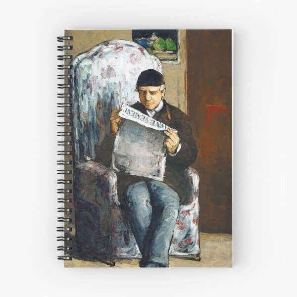 Item preview, HD PAUL CEZANNE - The Artist's Father, Reading "L'Événement" designed and sold by Go Logo Designs.