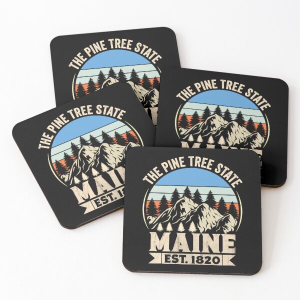 Item preview, Maine The Pine Tree State Est. 1820 Vintage Mountains T-shirt designed and sold by KGN  CREATIVITY.