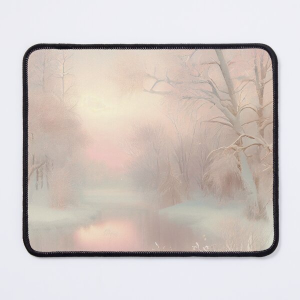 Artikelvorschau, Bright Nature Winter Trees Pattern Digital Painting entworfen und verkauft von CodeAndColors.
