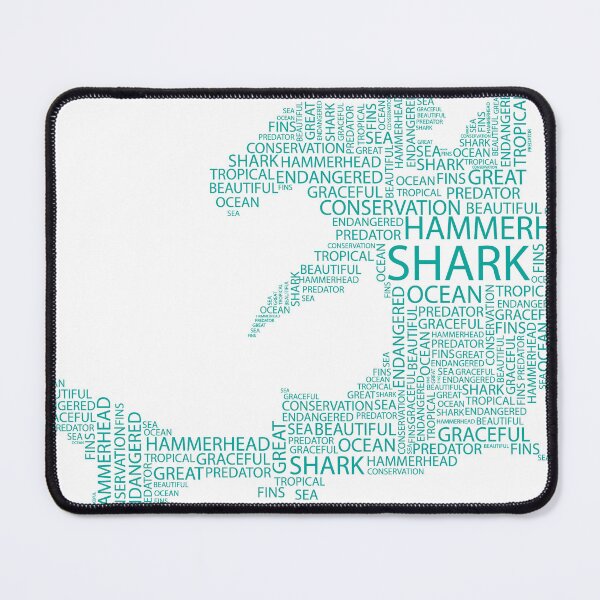 Item preview, Hammerhead Shark Word Art designed and sold by whyteshark.