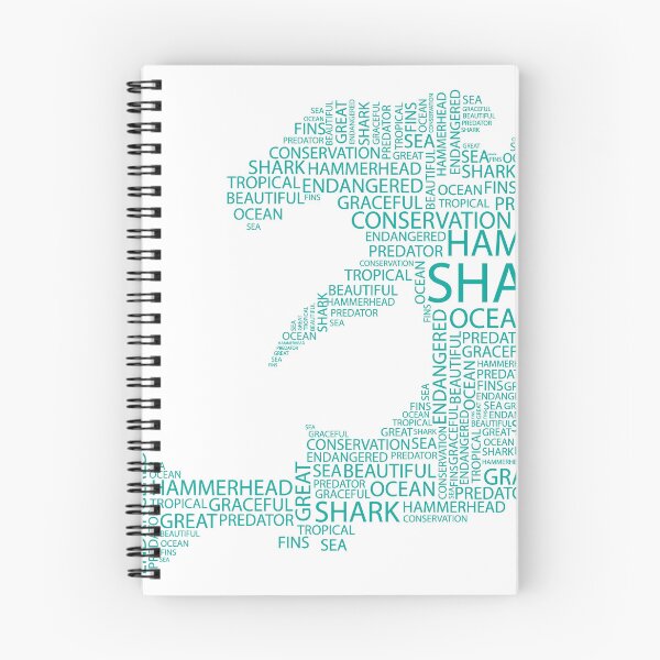 Item preview, Hammerhead Shark Word Art designed and sold by whyteshark.