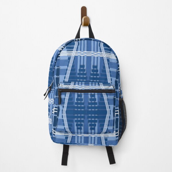 Item preview, Mod Plaid in Cool Blues designed and sold by Penny Ward Marcus.