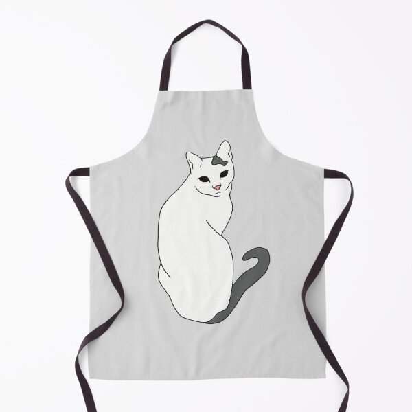 Item preview, Elegant White and Gray Cat designed and sold by youbetyourcass.