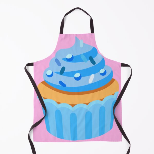 Item preview, Blue Color Cupcake Emoji Sticker designed and sold by KaomojiKitchen.