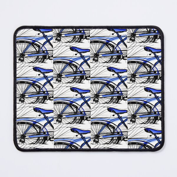 Item preview, Bicycle Exercise Blue designed and sold by deniselynnimage.