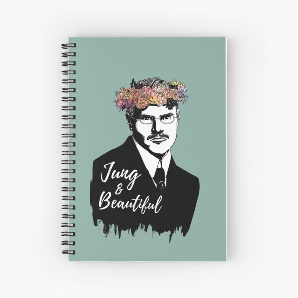 Jung and Beautiful Spiral Notebook