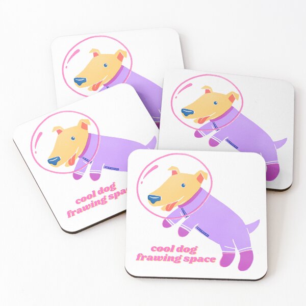 Item preview, cool dog frawing space designed and sold by shivanigautam.
