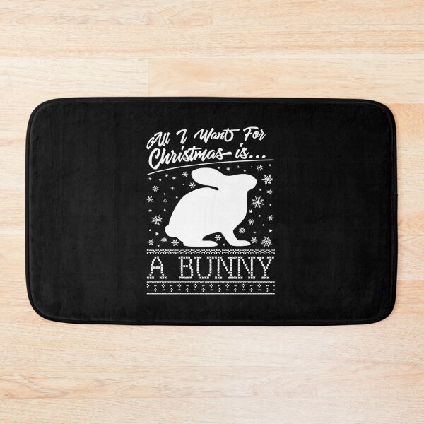Item preview, all i want for christmas is a bunny knit pattern designed and sold by bolcreative.