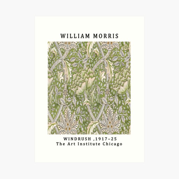 William Morris Vintage Grape Wallpaper Pattern