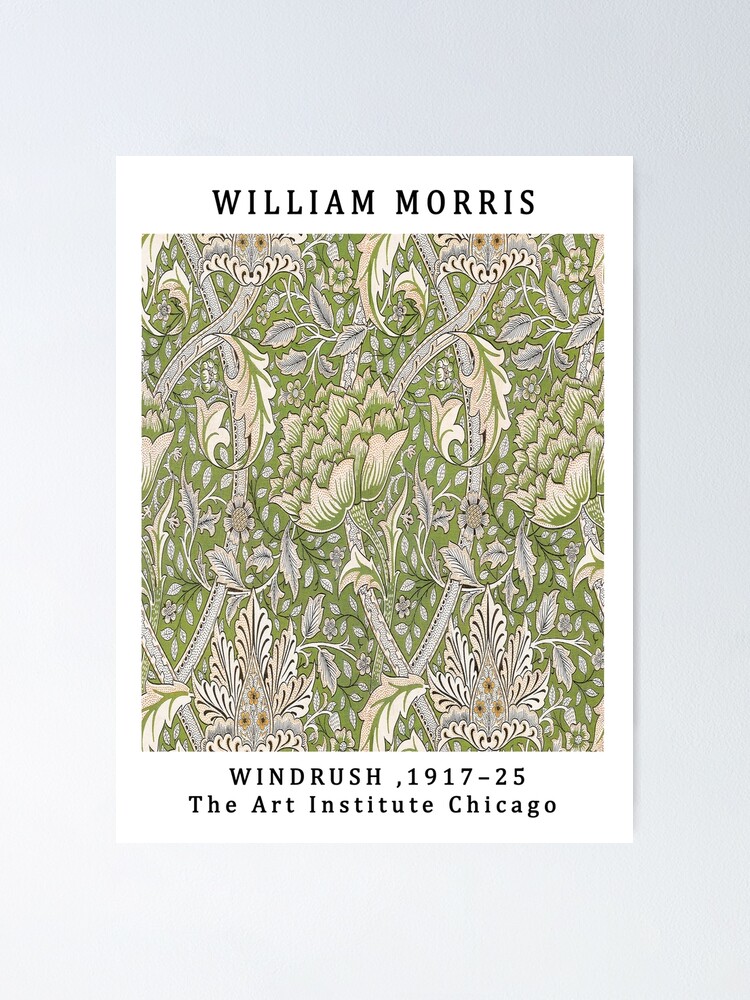 William Morris Exhibition Poster - Blackthorn