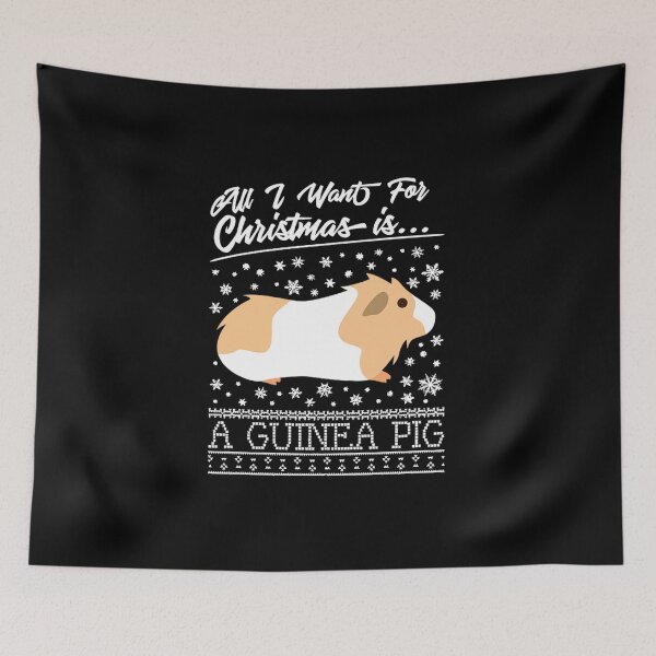 Item preview, all i want for christmas is a guinea pig knit pattern designed and sold by bolcreative.