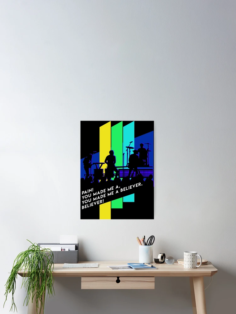 BELIEVER - Imagine Dragons Art Board Print by DalyRincon