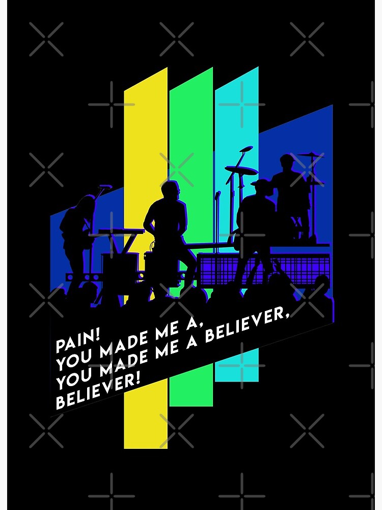 BELIEVER - Imagine Dragons Art Board Print by DalyRincon