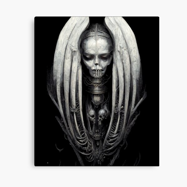 Item preview, Biomechanischer Engel im Stil von HR Giger    designed and sold by karsynsier12.