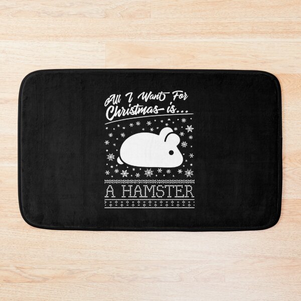 Item preview, all i want for christmas is a hamster knit pattern designed and sold by bolcreative.