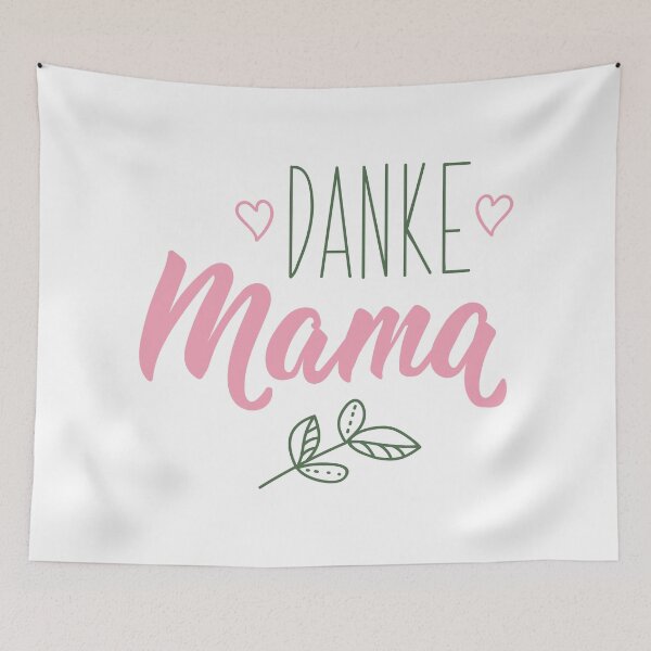 Aperçu de l'œuvre Merci maman. Texte allemand : Merci maman. créée et vendue par pidzam4e.
