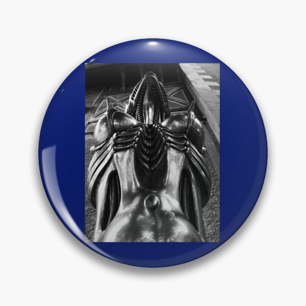 Item preview, H R Giger Museum. Eingangsstatue. Gruyères, Schweiz Longshirt designed and sold by karsynsier12.