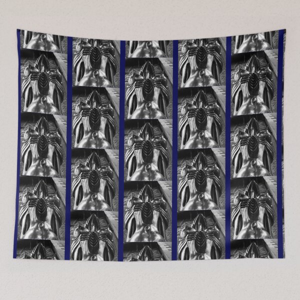Item preview, H R Giger Museum. Eingangsstatue. Gruyères, Schweiz Longshirt designed and sold by karsynsier12.