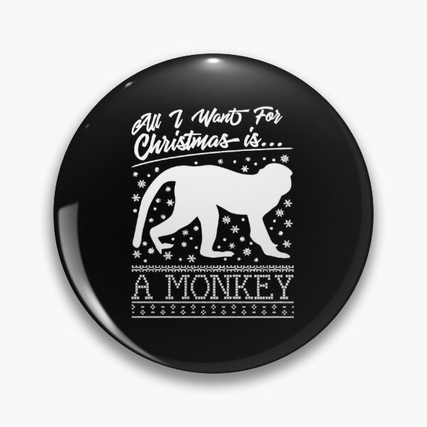 Item preview, all i want for christmas is a monkey knit pattern designed and sold by bolcreative.