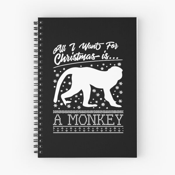 Item preview, all i want for christmas is a monkey knit pattern designed and sold by bolcreative.