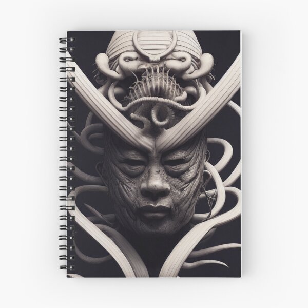 Item preview, HR Giger inspirierte 3D Ukiyo-e von Musashi, japanischer Budo Samurai   designed and sold by karsynsier12.