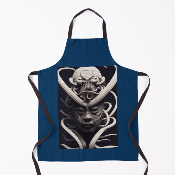 Item preview, HR Giger inspirierte 3D Ukiyo-e von Musashi, japanischer Budo Samurai designed and sold by karsynsier12.