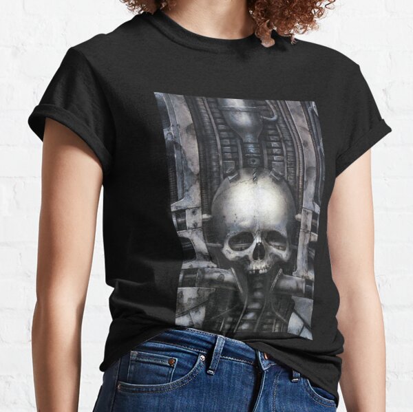 HR Giger - Schädel Classic T-Shirt