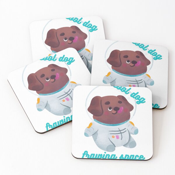 Item preview, cool dog frawing space designed and sold by shivanigautam.