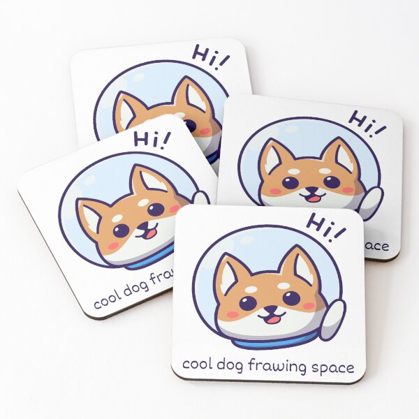 Item preview, cool dog frawing space designed and sold by shivanigautam.