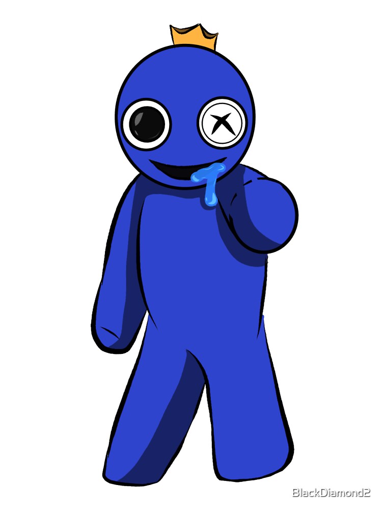 Blue (rainbow friends redesign) by BlakezineScribbles on DeviantArt