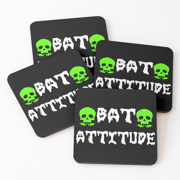 Item preview, Bat Attitude (Green Version) designed and sold by JanGrackle.