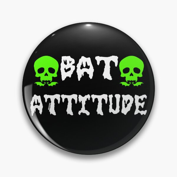 Item preview, Bat Attitude (Green Version) designed and sold by JanGrackle.