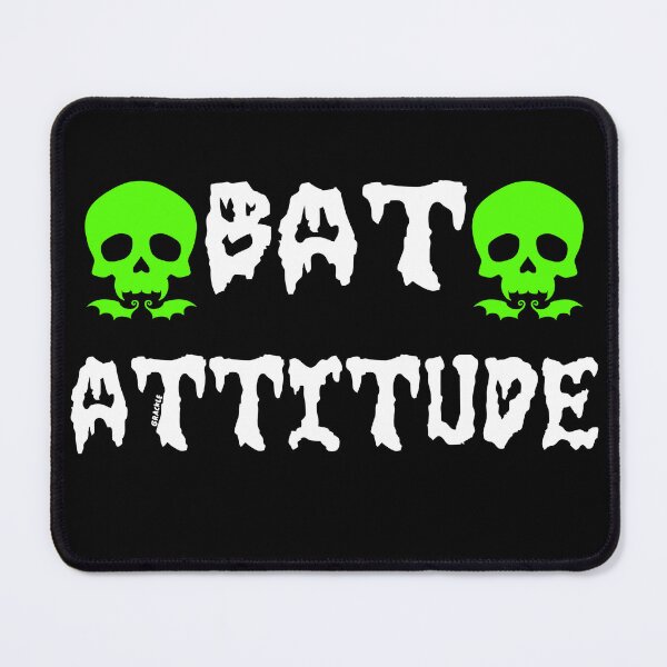 Item preview, Bat Attitude (Green Version) designed and sold by JanGrackle.