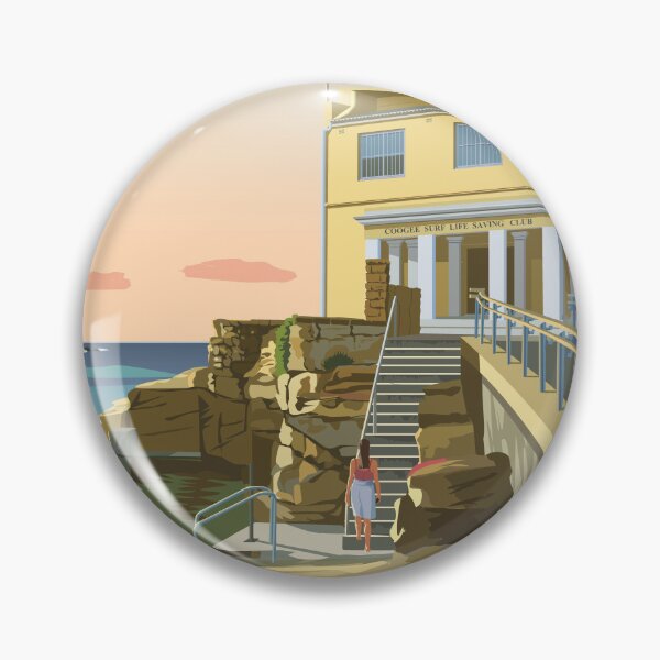 Item preview, Early swim, Coogee Beach designed and sold by contourcreative.